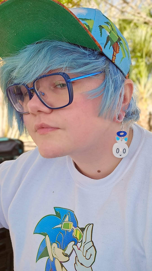 Sonic Chao H/D Earrings