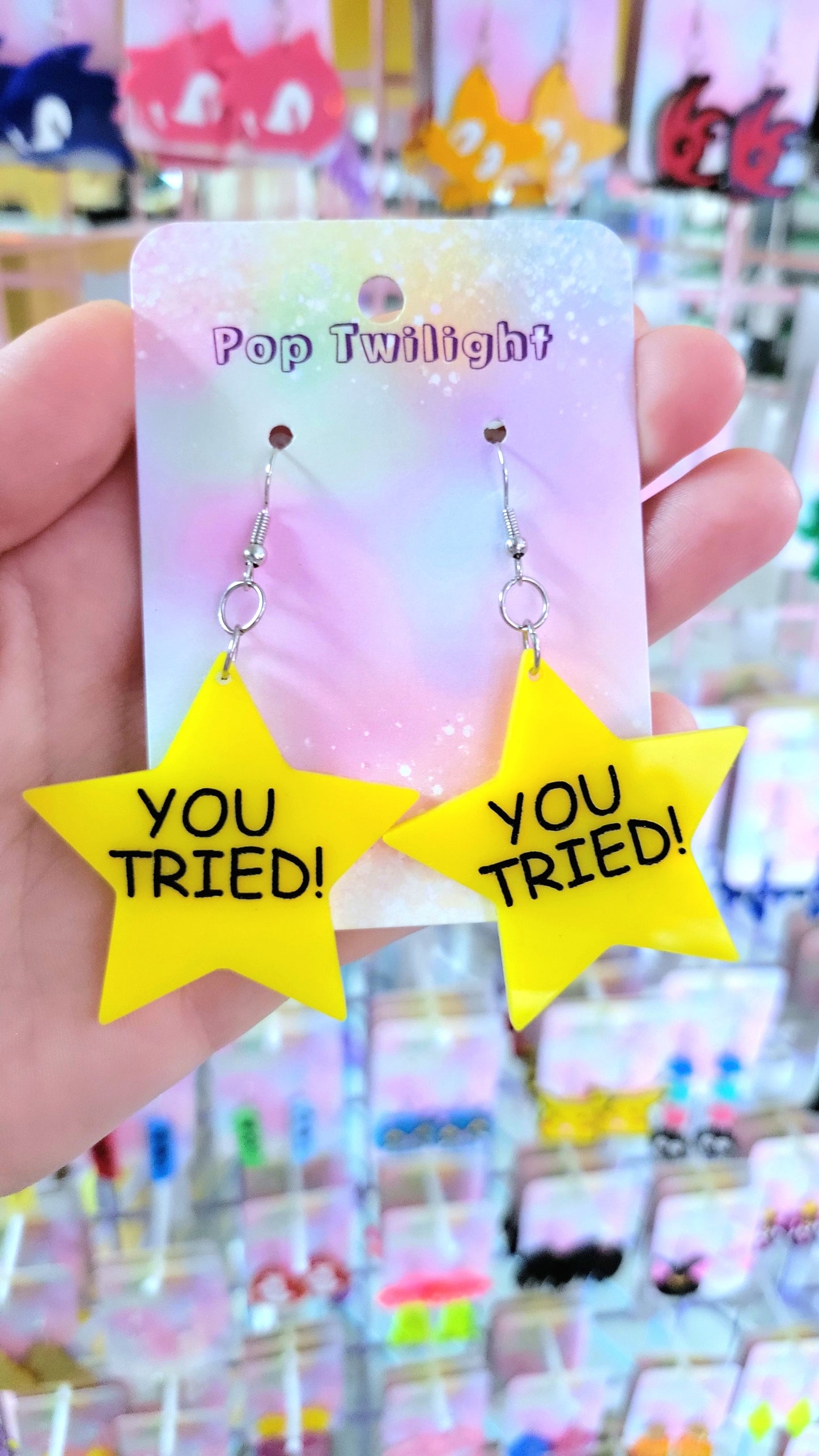 You Tried Star Earrings