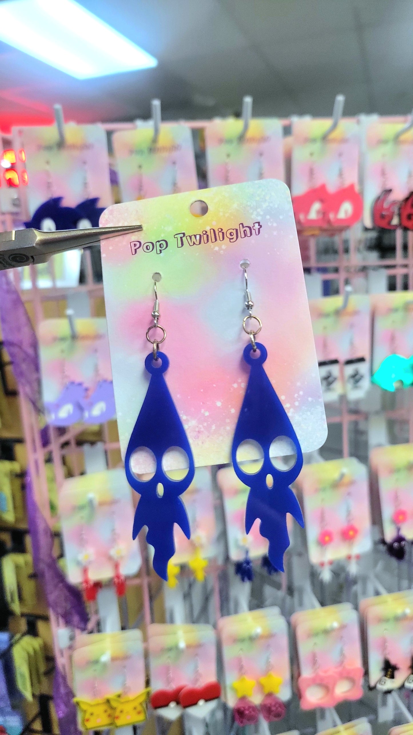 Pikmin Dead Blue Earrings