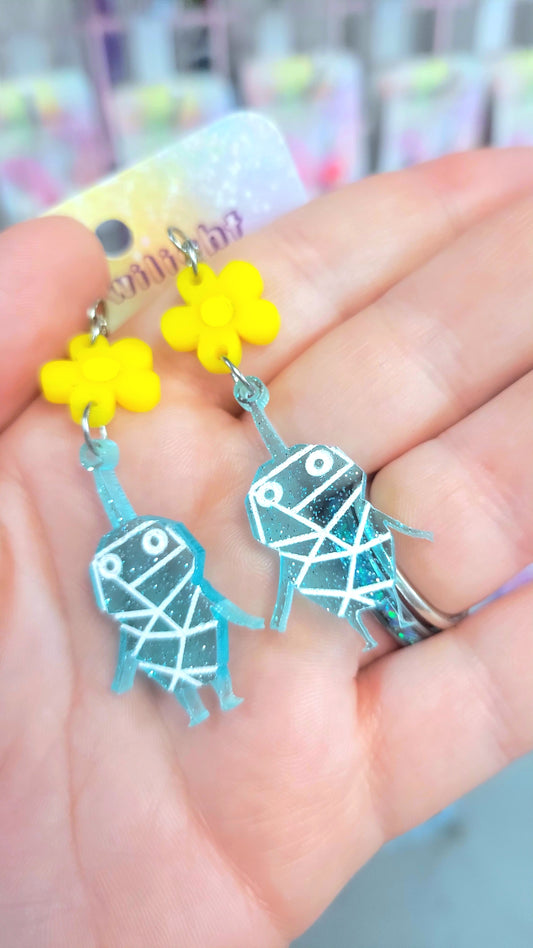 Pikmin Ice Earrings