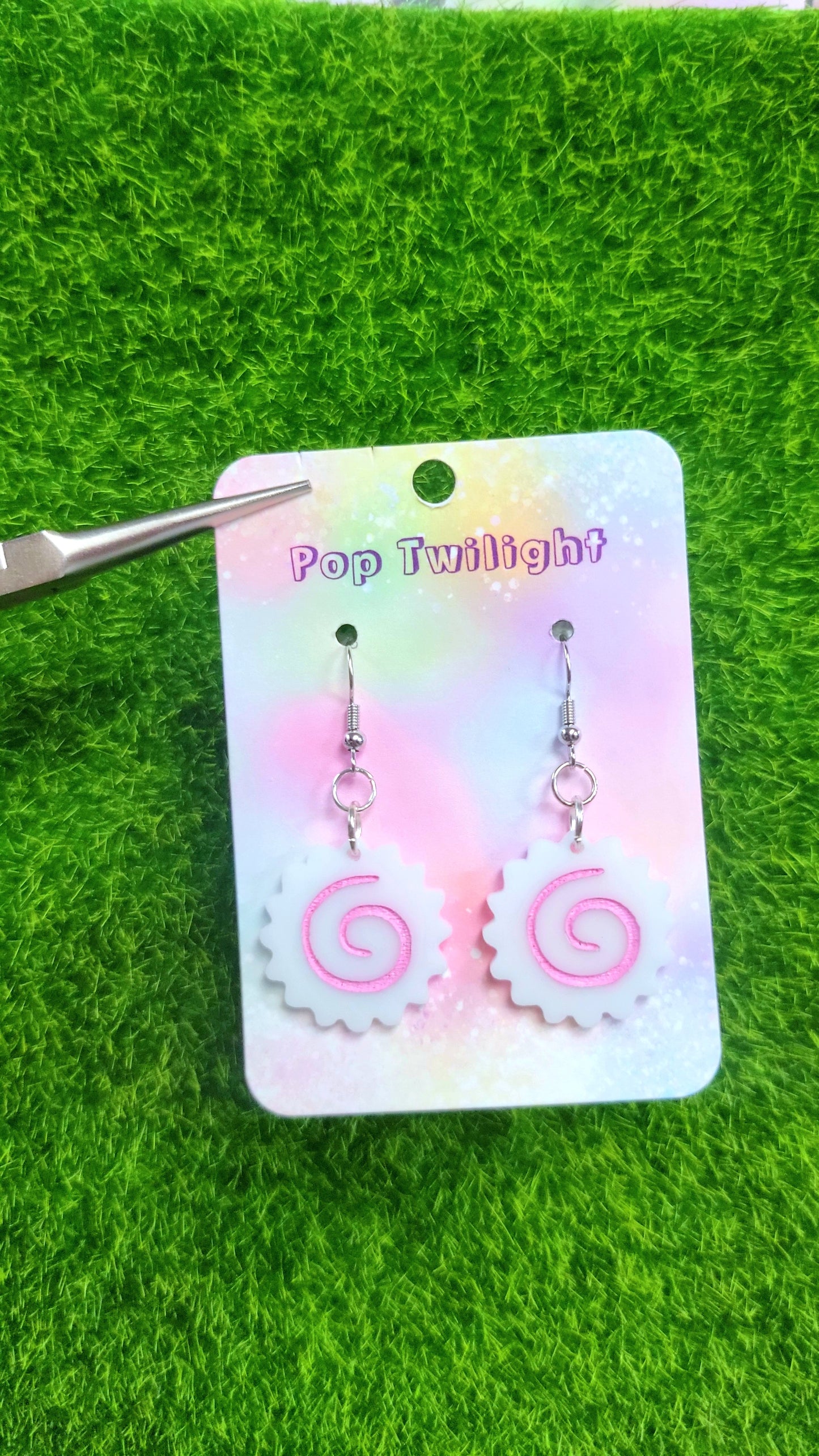 Narutomaki Fish Cake Earrings Food