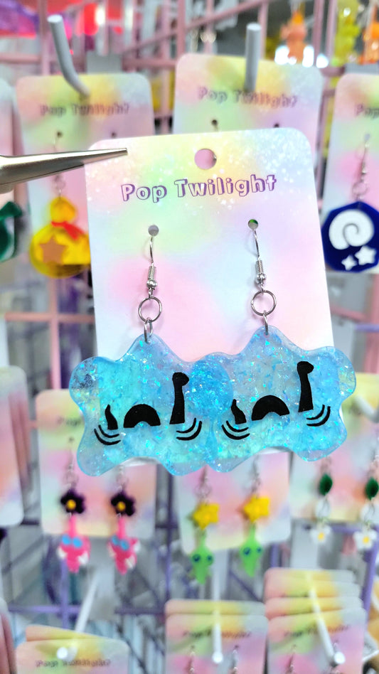 Lochness Monster Earrings Cryptid
