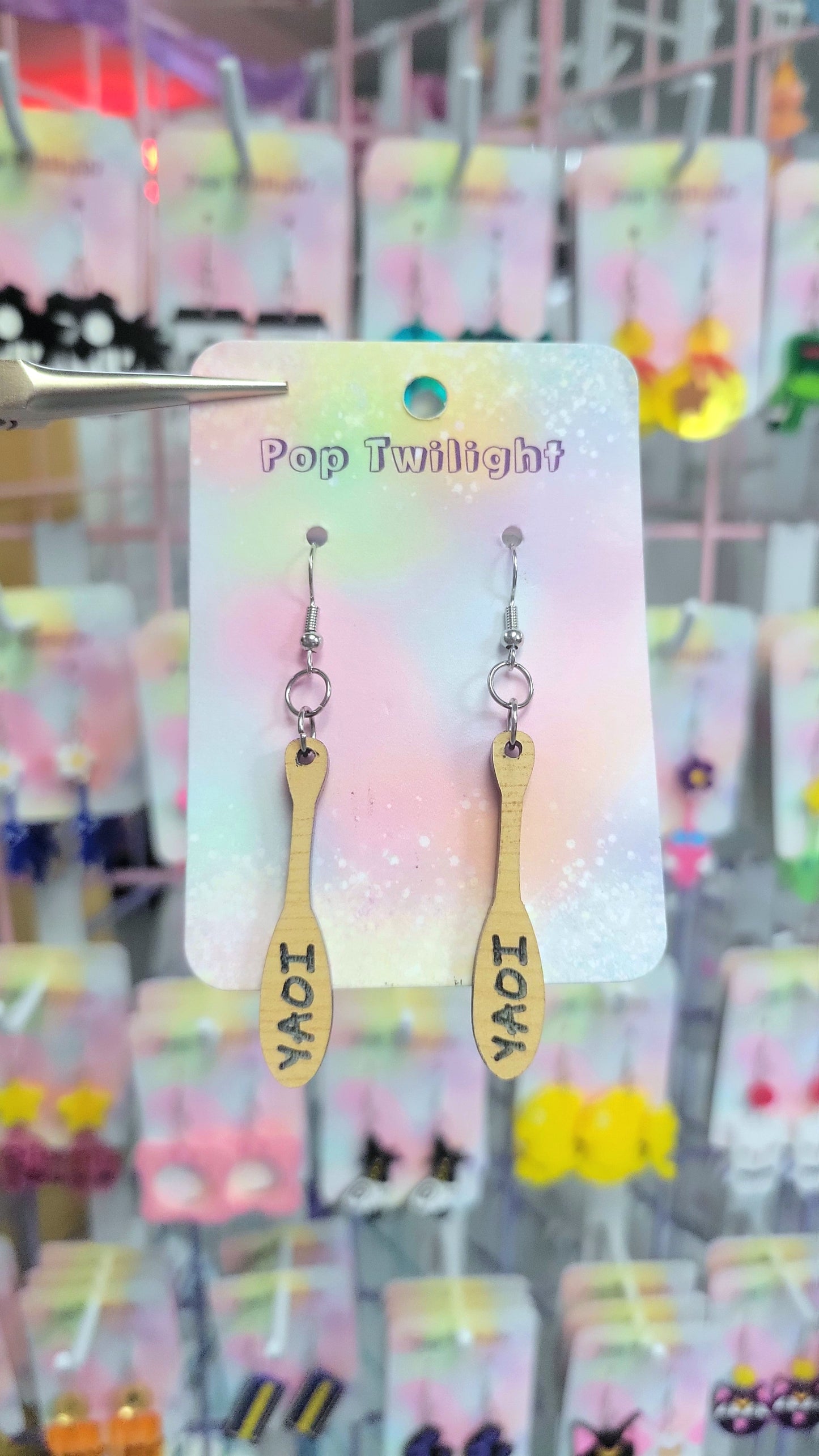 Yaoi Paddle Earrings
