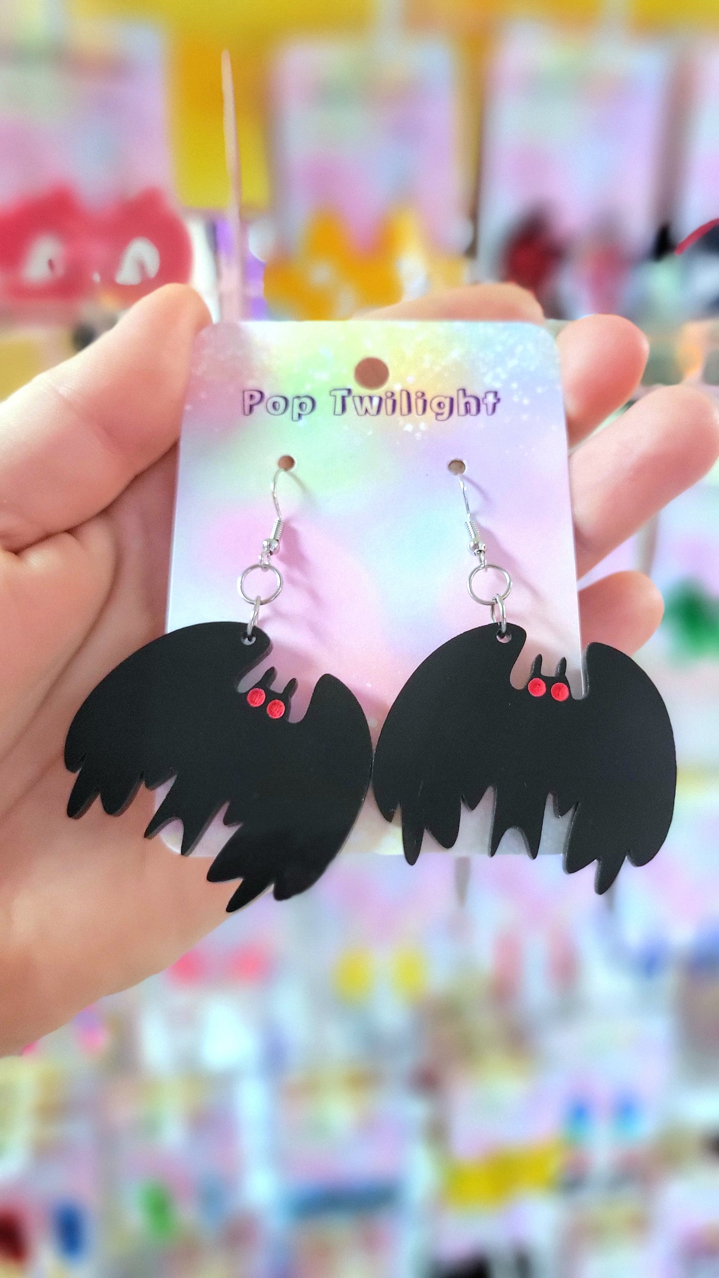 Cryptid Mothman Earrings