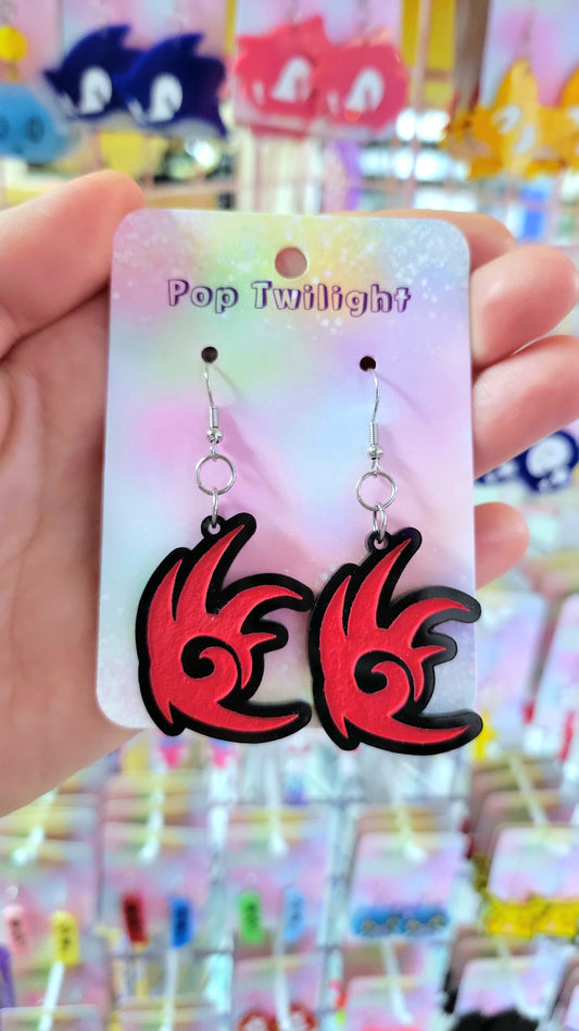 Sonic Shadow Sigil Earrings