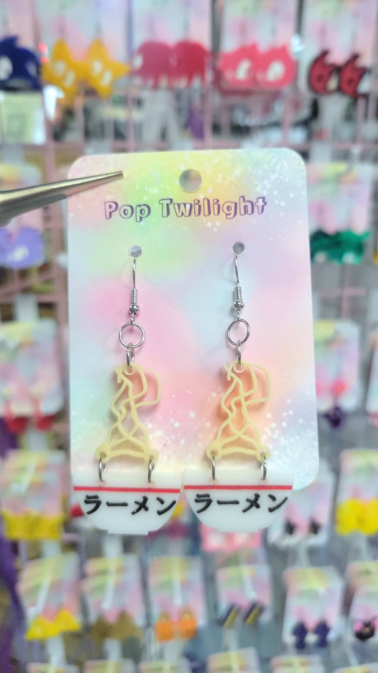 Ramen Food Earrings