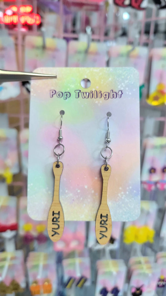 Yuri Paddle Earrings