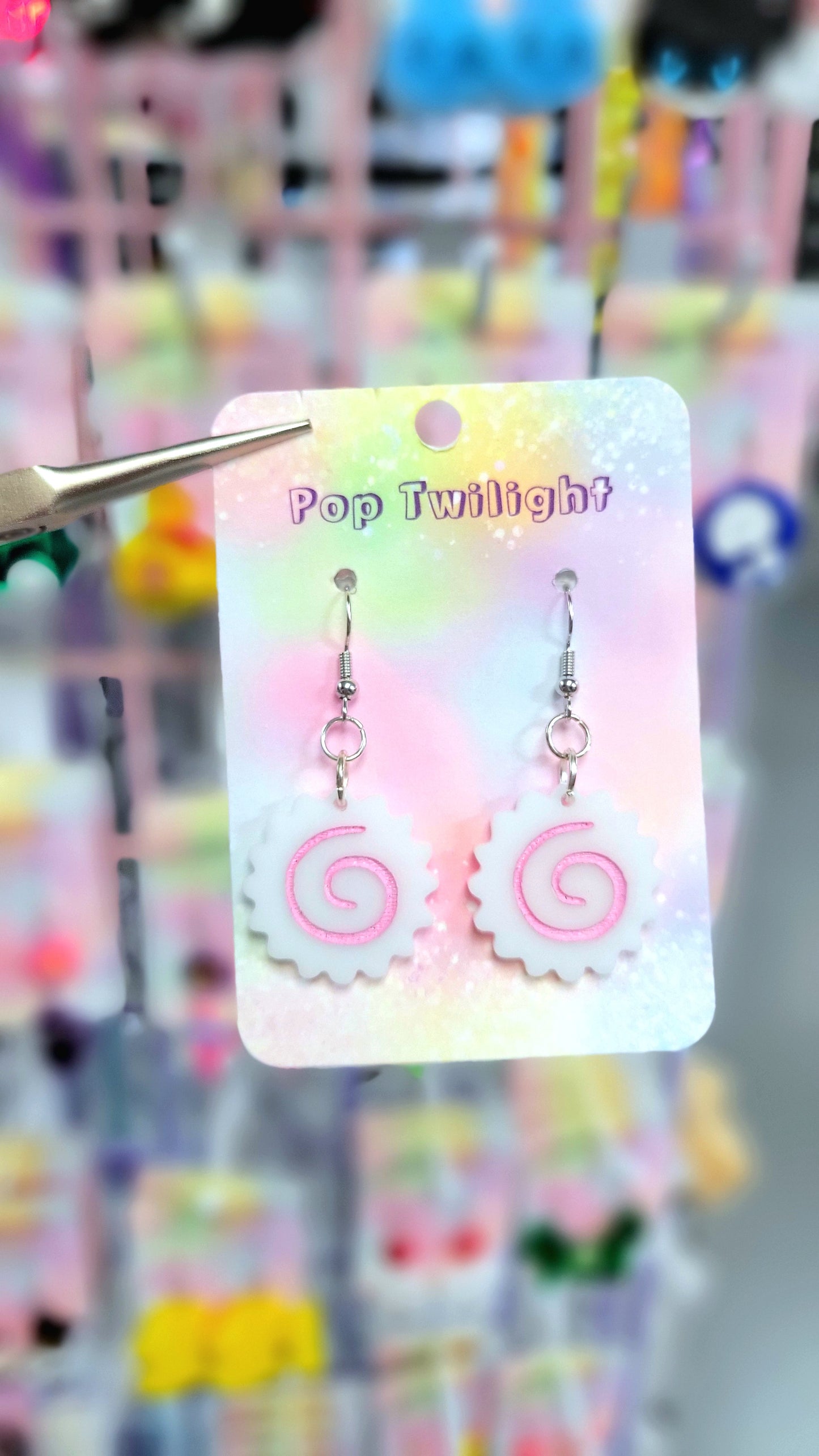 Narutomaki Fish Cake Earrings Food