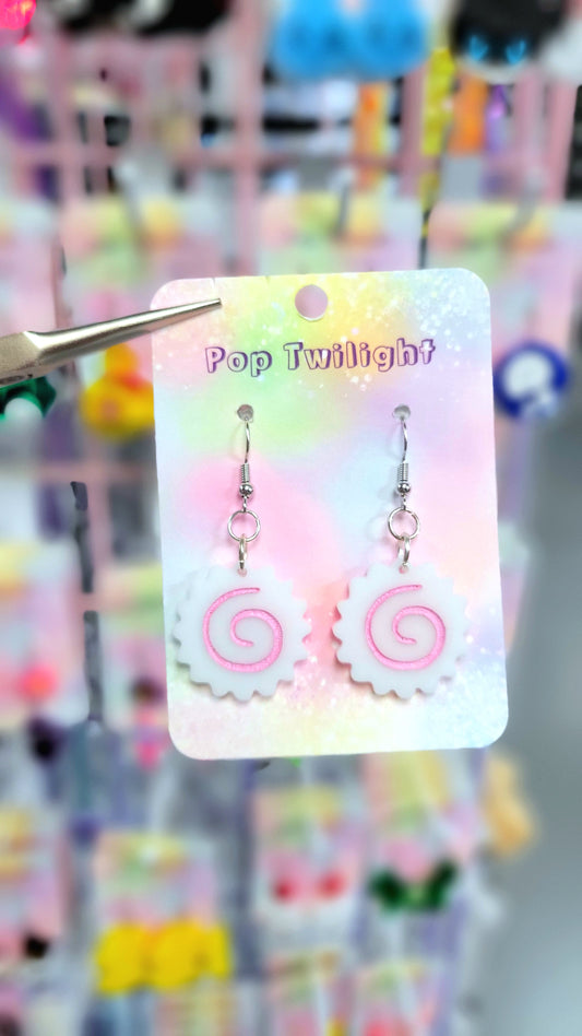 Narutomaki Fish Cake Earrings Food