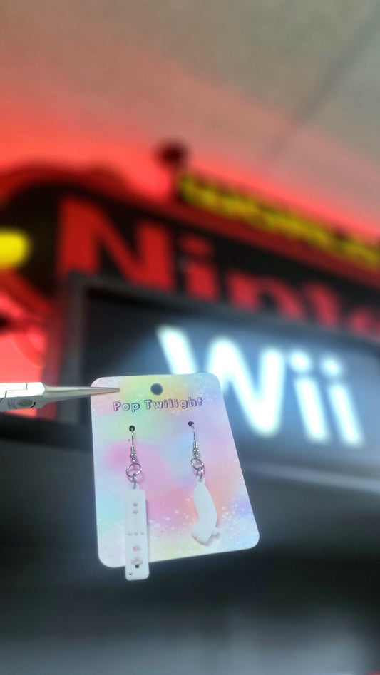 Wii Wiimote and nunchuck Controller Earrings