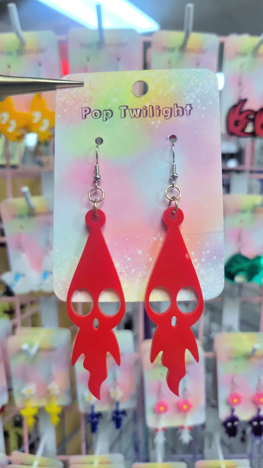 Pikmin Dead Red Earrings