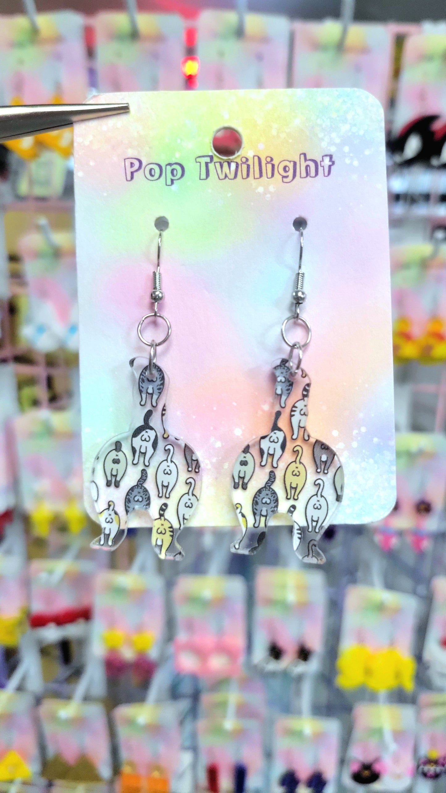 Cat Butt Earrings