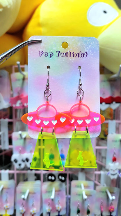 UFO Cat Earrings