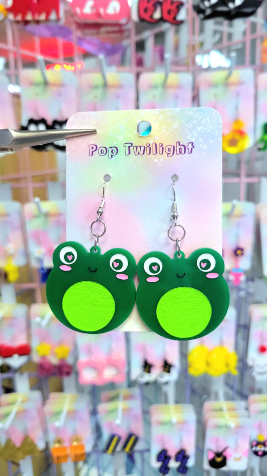 Frog Cute Animal Earrings