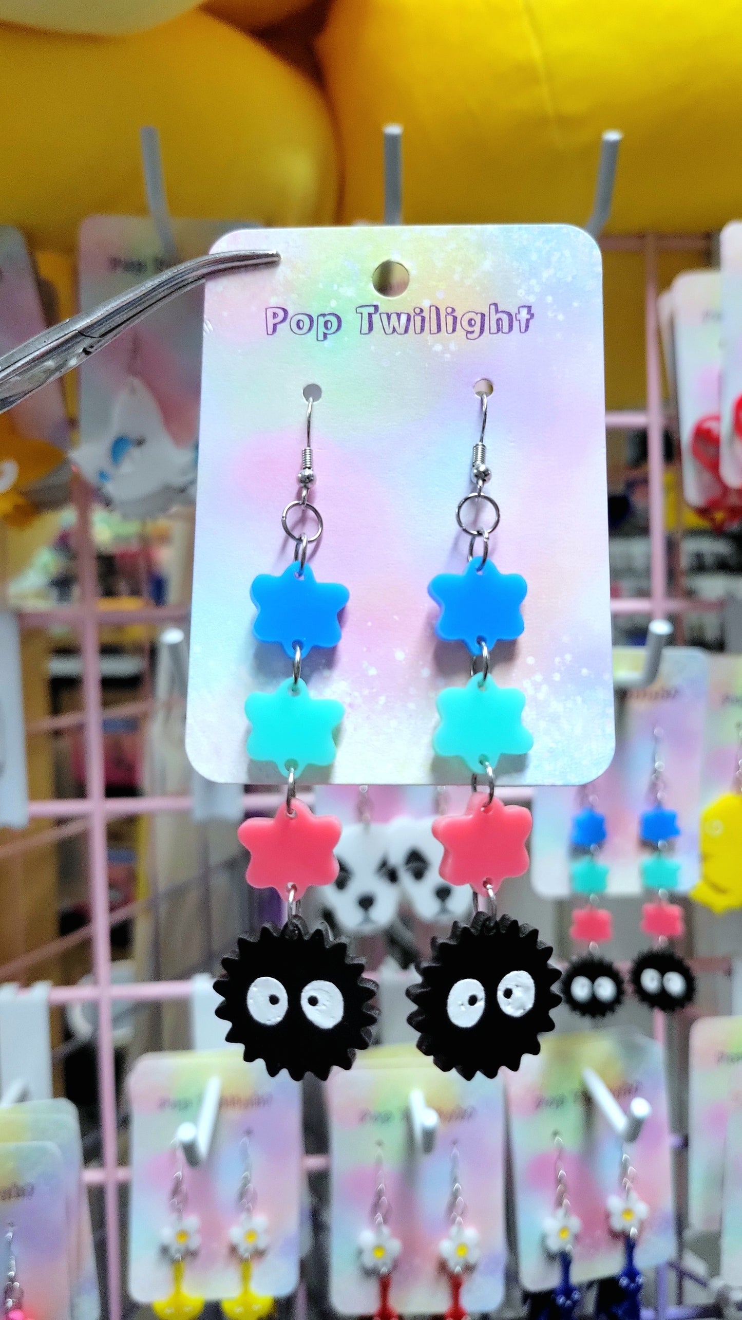HM Spirited Away Soot Sprite Earrings