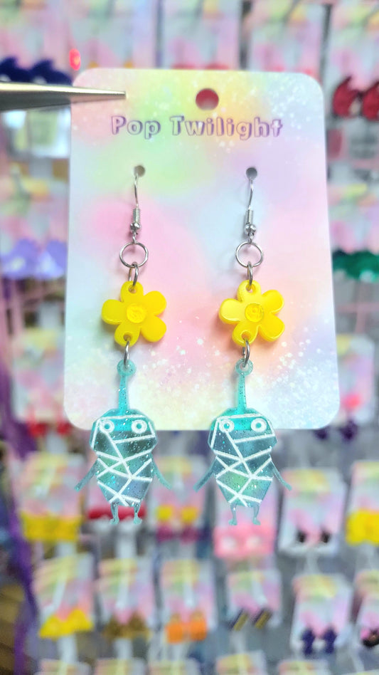 Pikmin Ice Earrings