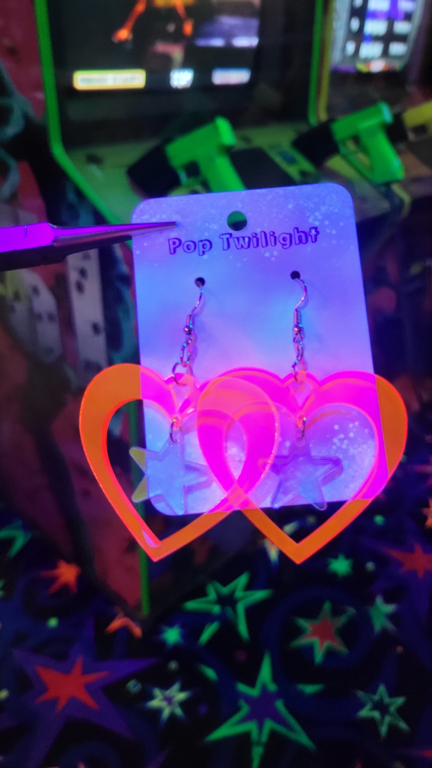 Star Heart Earrings