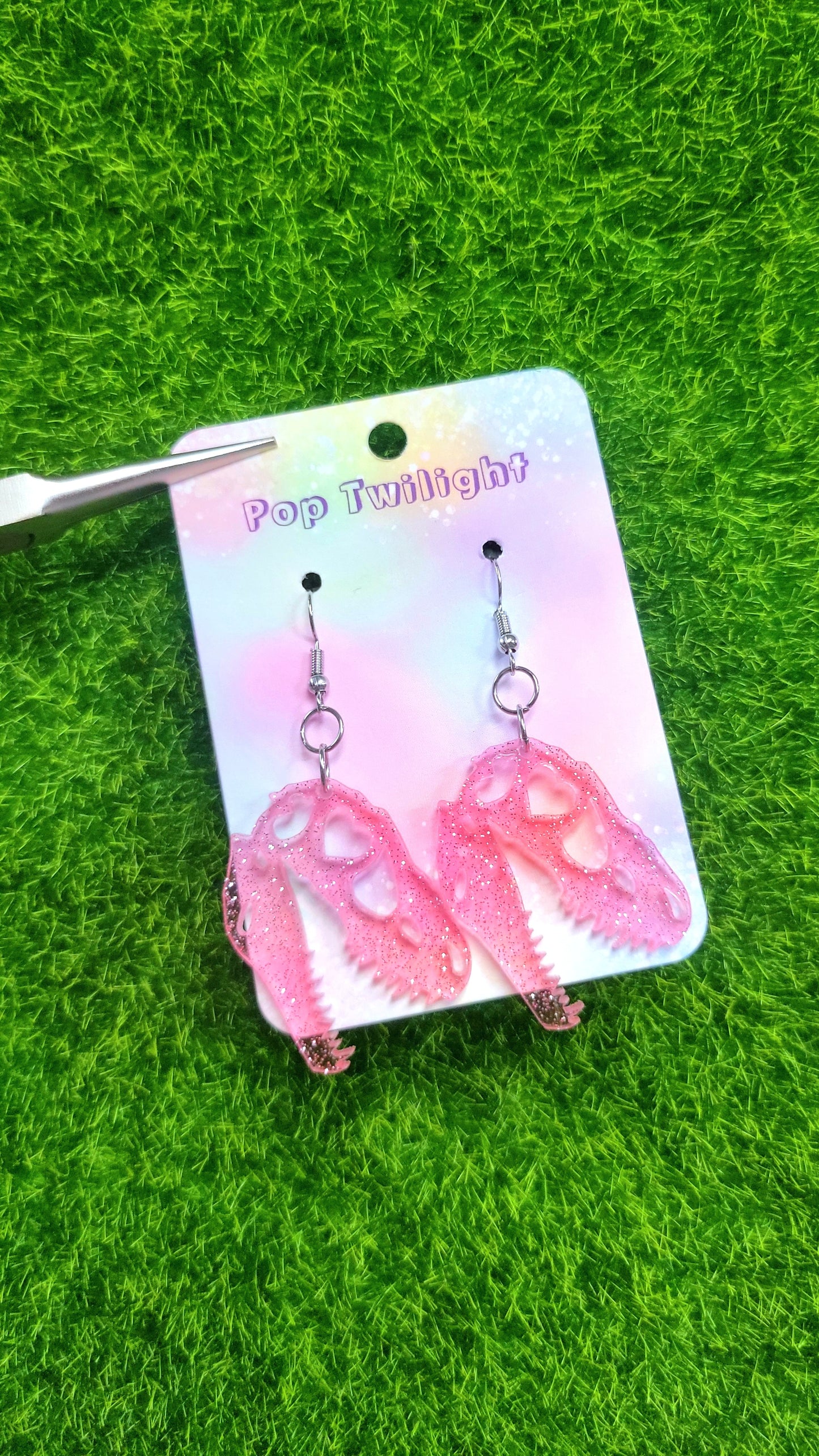 T Rex Dinosaur Earrings Animal