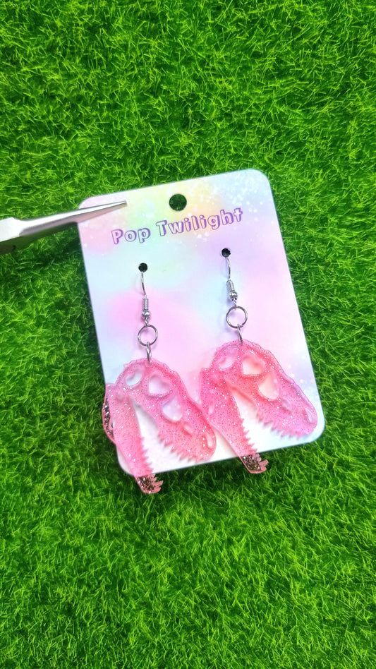 T Rex Dinosaur Earrings Animal