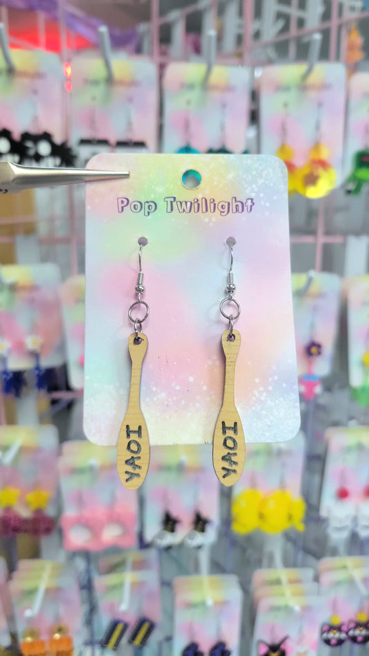 Yaoi Paddle Earrings